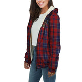 Clan Wishart Dress Crest Tartan Sherpa Hoodie CT18