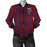 Clan Wishart Dress Crest Tartan Bomber Jacket ZJ976