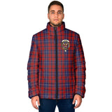 Clan Wishart Dress Crest Tartan Padded Jacket RF976