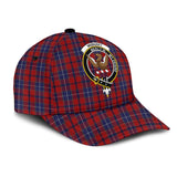 Wishart Dress Tartan Classic Cap with Family Crest