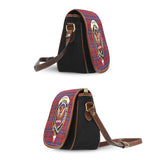 Clan Wishart Dress Crest Tartan Saddle Bag MS13