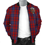 Clan Wishart Dress Crest Tartan Bomber Jacket ZJ976