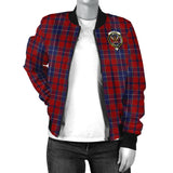 Clan Wishart Dress Crest Tartan Bomber Jacket ZJ976