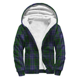 Clan Wishart Hunting Tartan Sherpa Hoodie - Classic Style CS 84