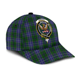 Wishart Hunting Tartan Classic Cap with Family Crest