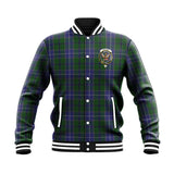 Clan Wishart Hunting Crest Tartan Baseball Jacket JM13