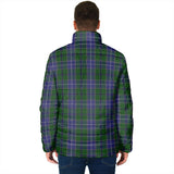 Clan Wishart Hunting Crest Tartan Padded Jacket RF977