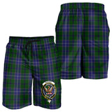 Clan Wishart Hunting Crest Tartan Mens Shorts NS17