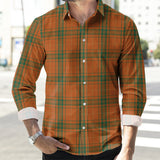 Clan Wolfe Tartan Long Sleeve Shirt P139