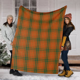 Clan Wolfe Tartan Blanket U1203