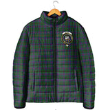 Clan Wood Crest Tartan Padded Jacket RF980