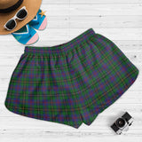 Clan Wood Crest Tartan Womens Shorts NW1201