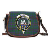 Clan Wood Crest Tartan Saddle Bag MS9