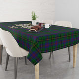 Clan Wood Tartan Tablecloth Golden Sword of Courageous Legacy BG992