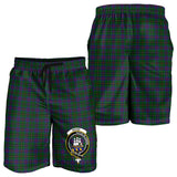 Clan Wood Crest Tartan Mens Shorts NS14