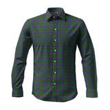 Clan Wood Tartan Long Sleeve Shirt P138