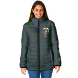 Clan Wood Crest Tartan Padded Jacket RF980