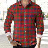 Clan Wood Dress Tartan Long Sleeve Shirt P137