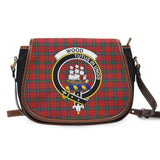 Clan Wood Dress Crest Tartan Saddle Bag MS11