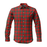 Clan Wood Dress Tartan Long Sleeve Shirt P137