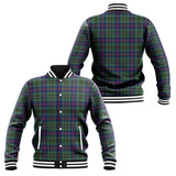 Clan Wood Modern Tartan Baseball Jacket J96