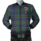 Clan Wood Modern Crest Tartan Bomber Jacket ZJ979