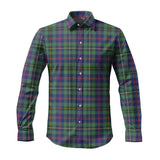 Clan Wood Modern Tartan Long Sleeve Shirt P136