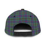 Wood Modern Tartan Classic Cap with Family Crest