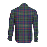 Clan Wood Modern Crest Tartan Long Sleeve Shirt PC21