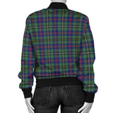 Clan Wood Modern Crest Tartan Bomber Jacket ZJ979