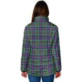 Clan Wood Modern Crest Tartan Padded Jacket RF979