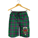 Clan Young Modern Crest Tartan Mens Shorts NS13