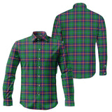 Clan Young Modern Tartan Long Sleeve Shirt P132