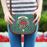 Clan Young Modern Crest Tartan Saddle Bag MS8