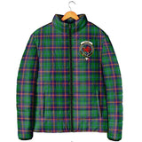 Clan Young Modern Crest Tartan Padded Jacket RF981