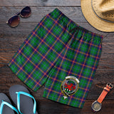 Clan Young Modern Crest Tartan Mens Shorts NS13