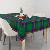 Clan Young Modern Tatan Tablecloth with Family Crest BC980