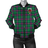 Clan Young Modern Crest Tartan Bomber Jacket ZJ981