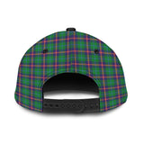 Young Modern Tartan Classic Cap with Family Crest