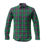 Clan Young Modern Tartan Long Sleeve Shirt P132