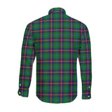 Clan Young Modern Tartan Long Sleeve Shirt P132