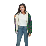 Clan Young Modern Tartan Sherpa Hoodie - Classic Style CS 76