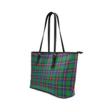 Clan Young Modern Tartan Leather Tote Bag MT2