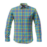 Clan Yukon Territory Canada Tartan Long Sleeve Shirt P64